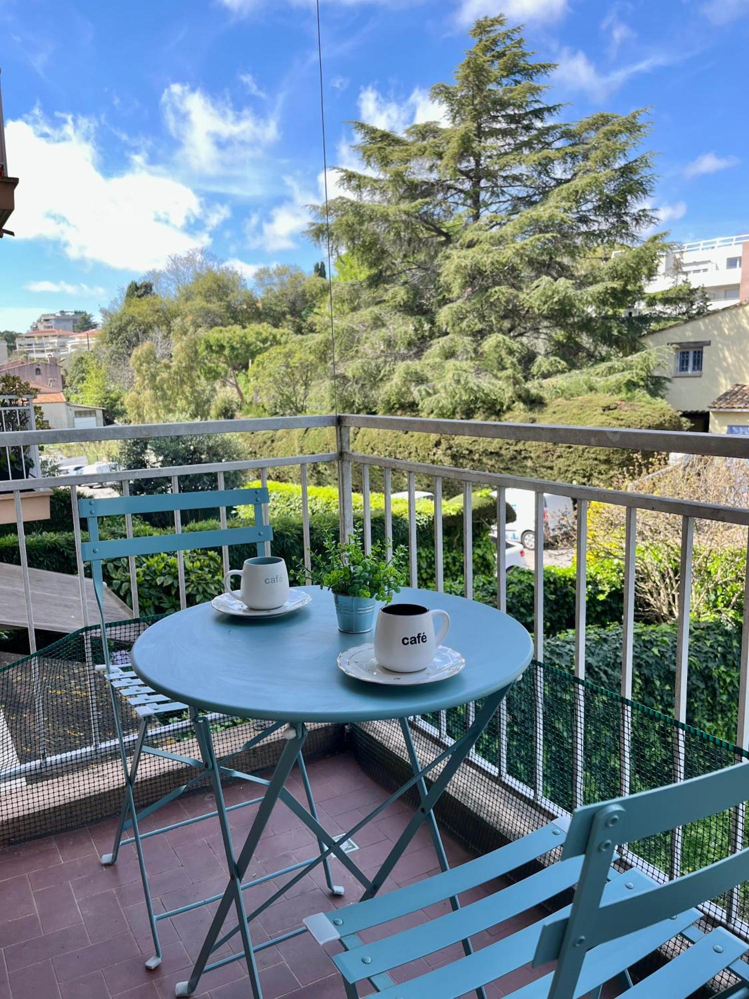 Antibes Home 2P 50M2 With Ac & Free Parking & 2 Balconies 외부 사진