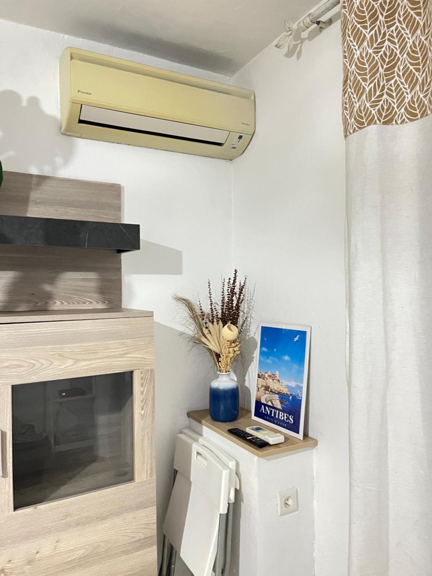Antibes Home 2P 50M2 With Ac & Free Parking & 2 Balconies 외부 사진